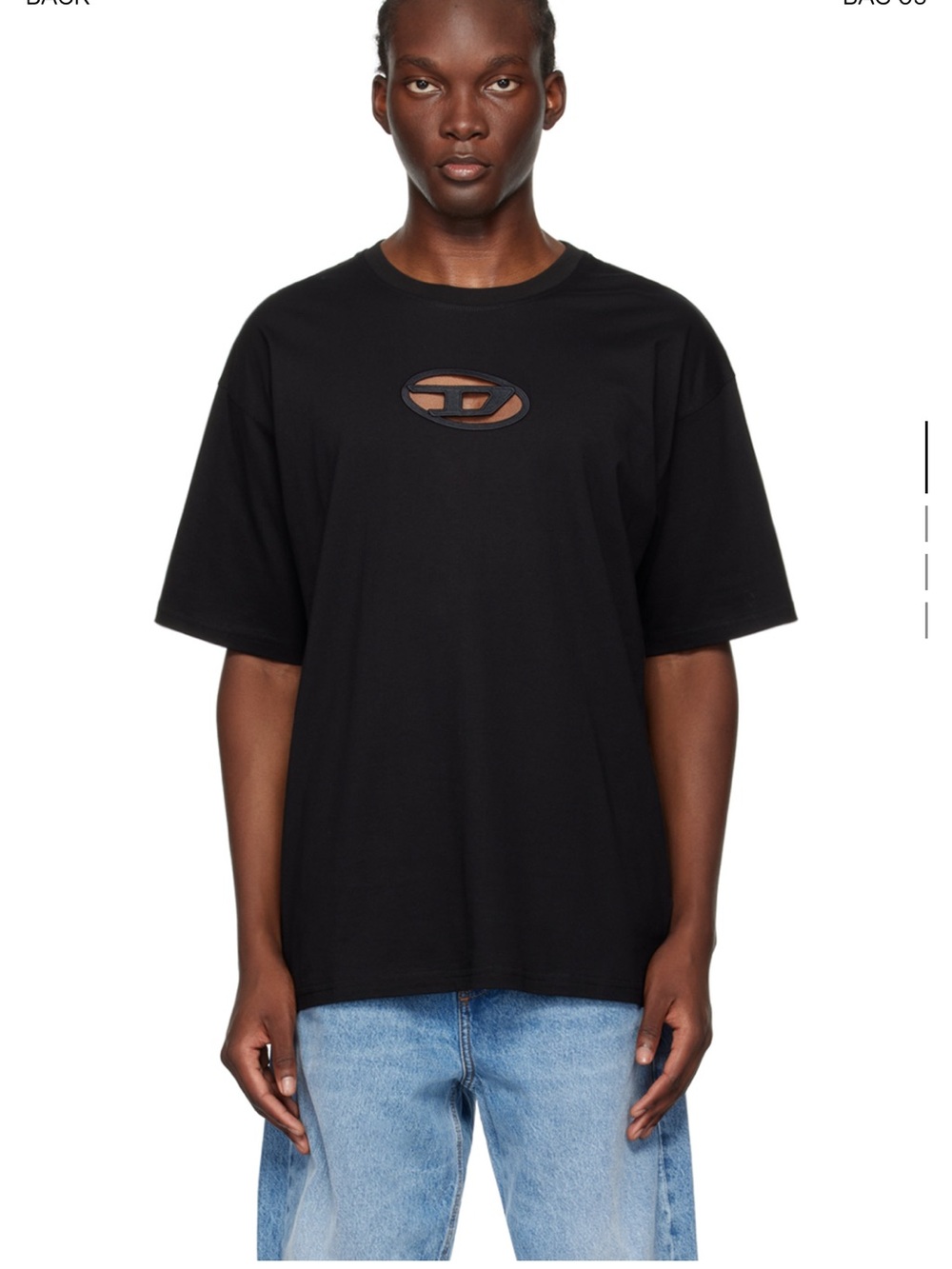 DESIEL Black Logo Tee - Casual Crew Neck Shirt